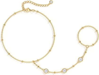 nan - Gold Hand Chain BRACELET