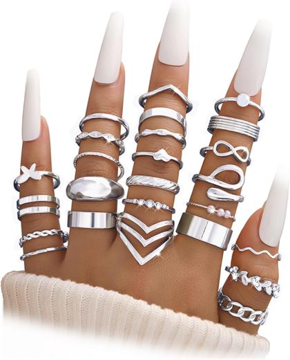 nan - 25 Silver chunky-size 4-8.5