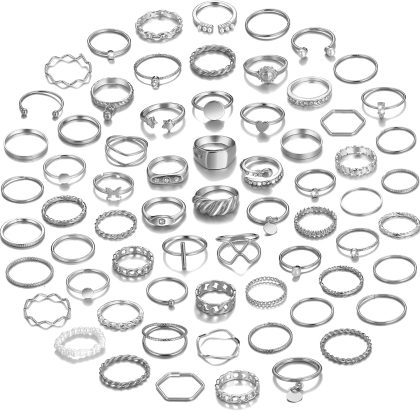 nan - silver-68 Pcs
